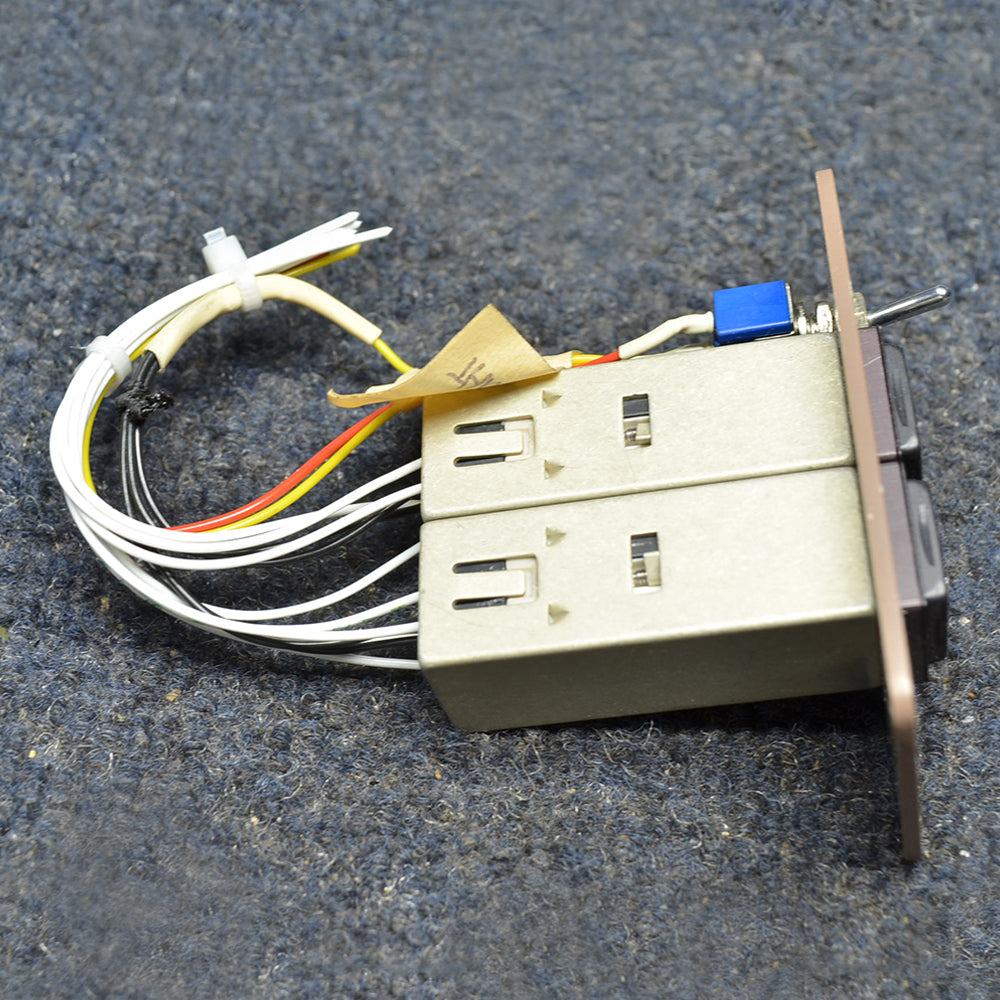 Used aircraft parts for sale 4766-123 BEECHCRAFT 95-B55 GPS ANUNCIATOR SWITCH 28 VOLTS
