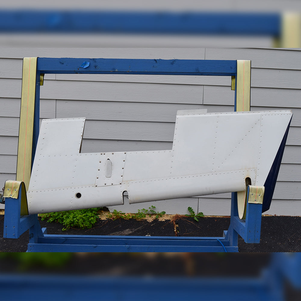 Used aircraft parts for sale 96-630000-606 BEECHCRAFT 95-B55 RUDDER ASSEMBLY MINUS TRIM TAB
