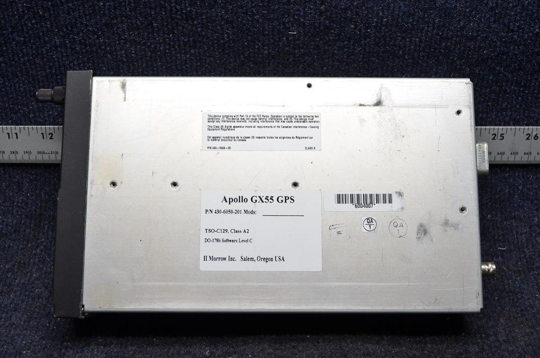 Used aircraft parts for sale 430-6050-202 PIPER PA28-140 APOLLO GX55 GPG- NO DATA CARD. RACK CONNECTOR