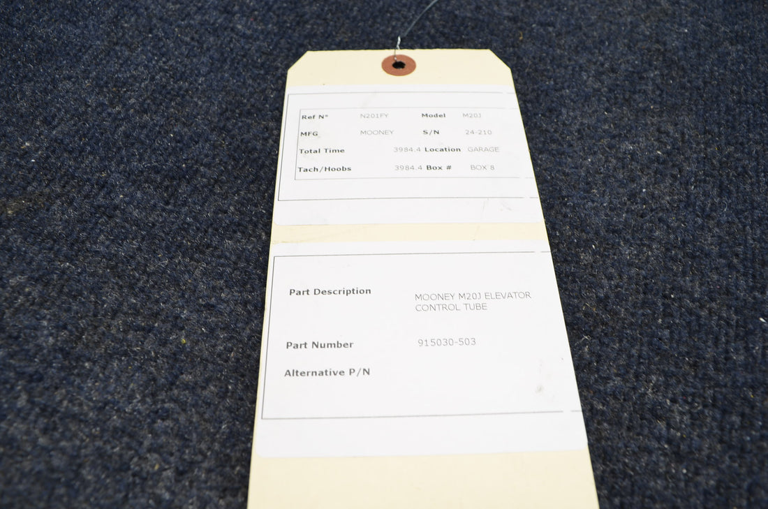 Used aircraft parts for sale 915030-503 MOONEY M20J ELEVATOR CONTROL TUBE