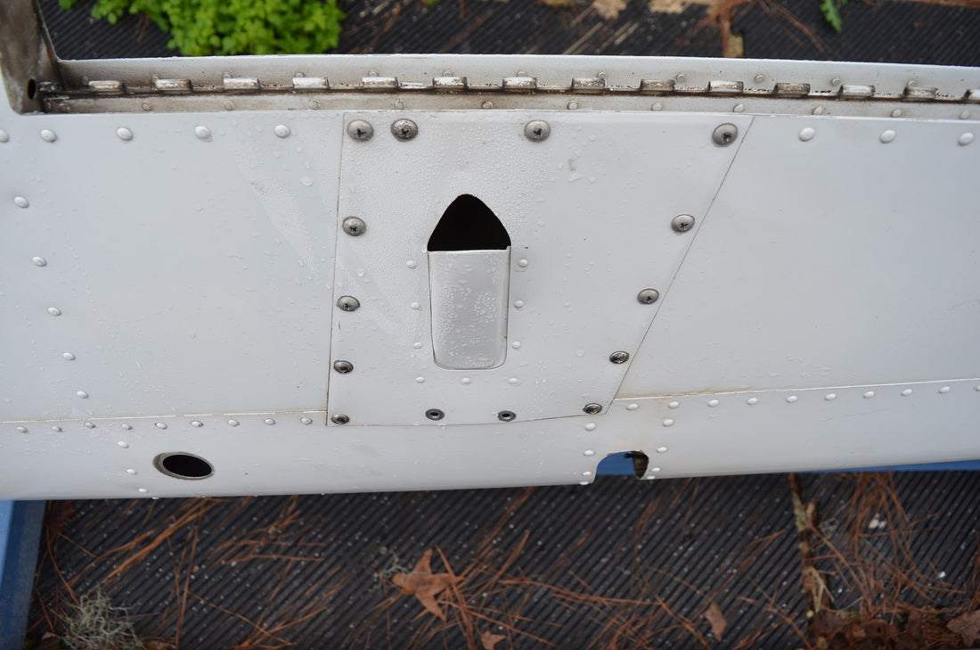 Used aircraft parts for sale 96-630000-606 BEECHCRAFT 95-B55 RUDDER ASSEMBLY MINUS TRIM TAB
