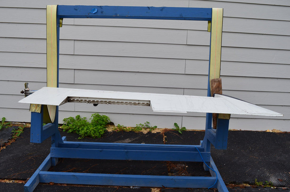 Used aircraft parts for sale 96-630000-606 BEECHCRAFT 95-B55 RUDDER ASSEMBLY MINUS TRIM TAB