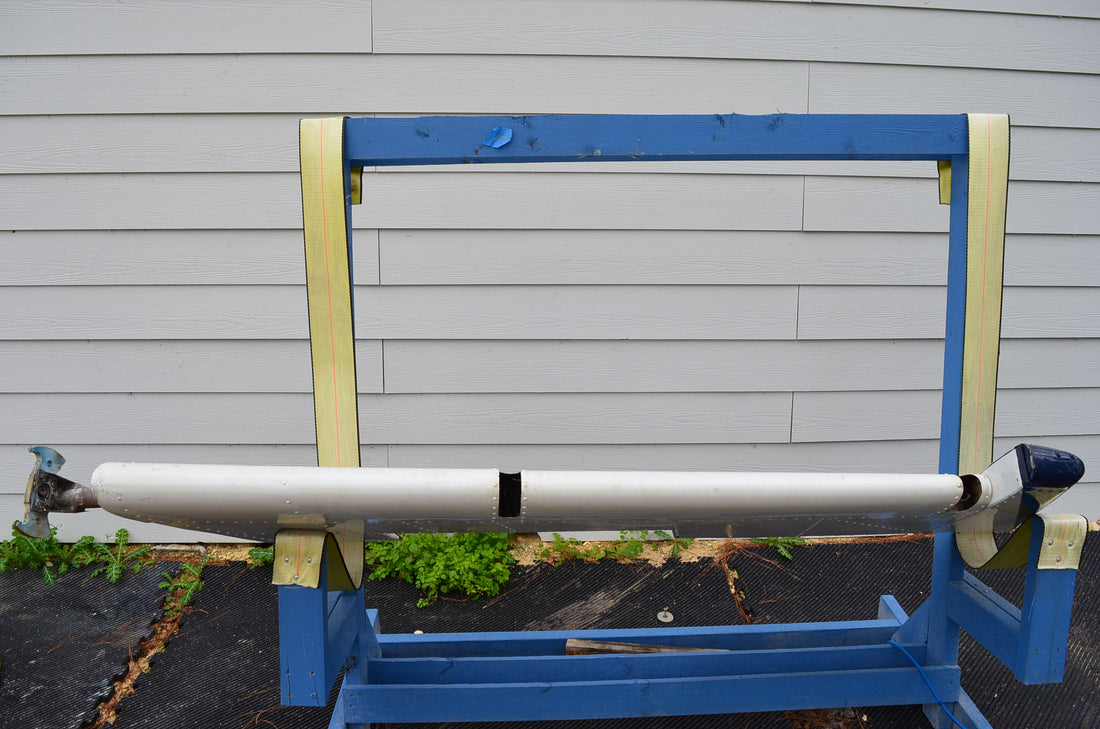 Used aircraft parts for sale 96-630000-606 BEECHCRAFT 95-B55 RUDDER ASSEMBLY MINUS TRIM TAB