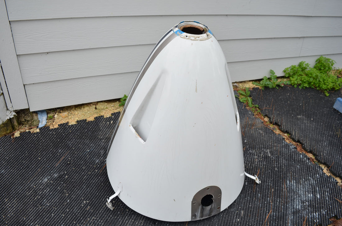 Used aircraft parts for sale 96-410021-607 BEECHCRAFT 95-B55 NOSE CONE ASSEMBLY