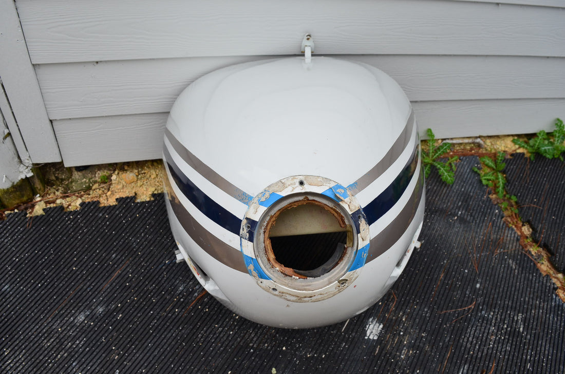 Used aircraft parts for sale 96-410021-607 BEECHCRAFT 95-B55 NOSE CONE ASSEMBLY