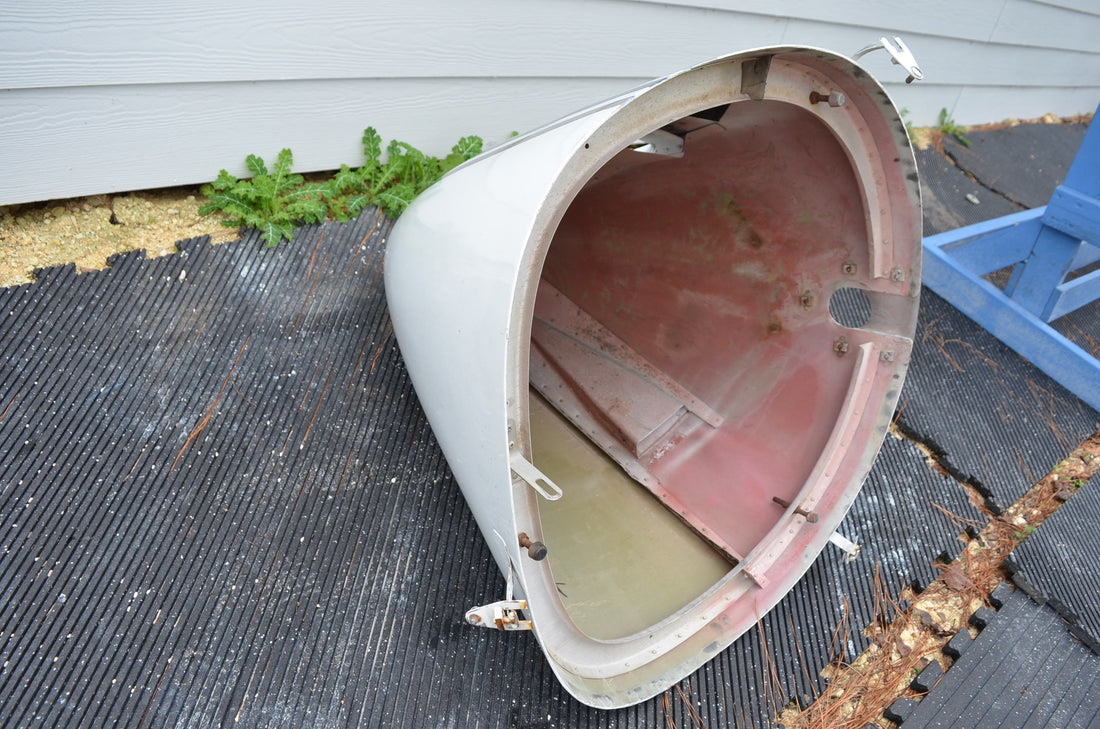 Used aircraft parts for sale 96-410021-607 BEECHCRAFT 95-B55 NOSE CONE ASSEMBLY