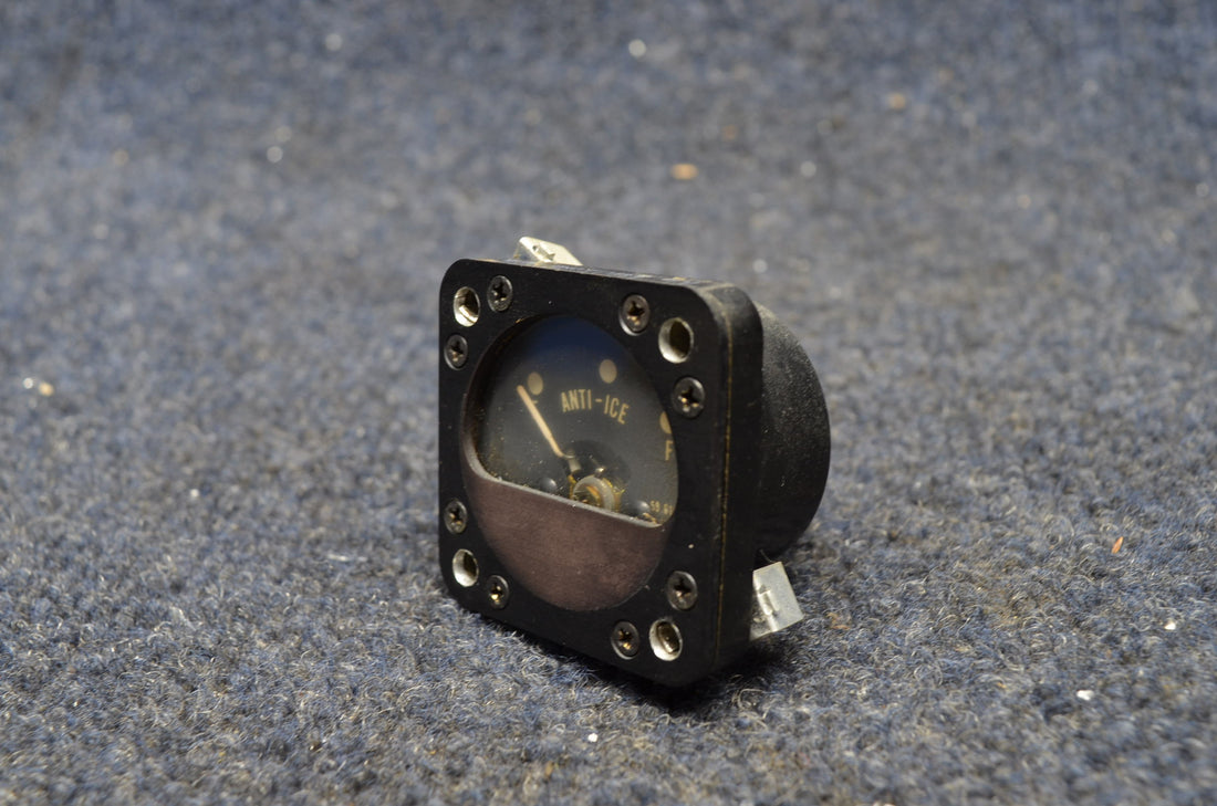 Used aircraft parts for sale 50-384001-31 BEECHCRAFT 95-B55 IDEAL PRECISION ANTI-ICE GAUGE