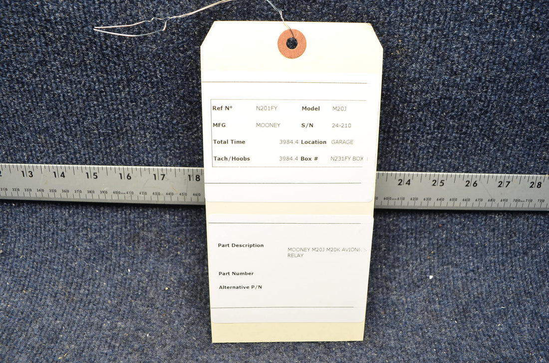 Used aircraft parts for sale AVIONICS-RELAY MOONEY M20J M20K AVIONICS RELAY