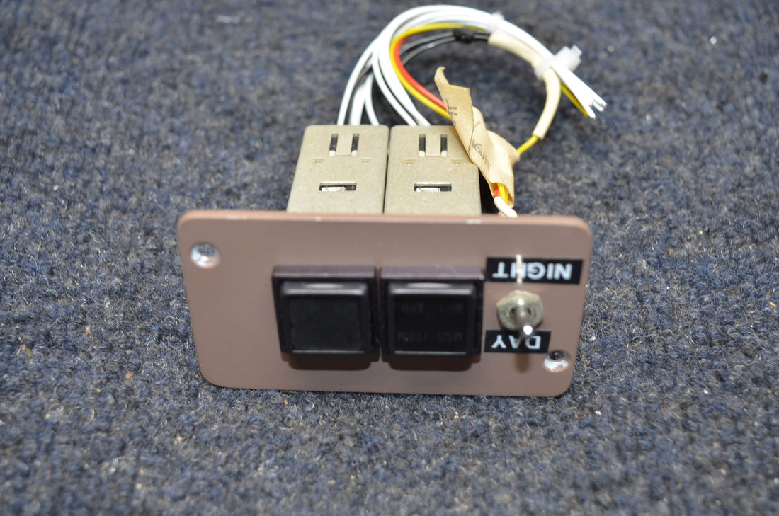 Used aircraft parts for sale 4766-123 BEECHCRAFT 95-B55 GPS ANUNCIATOR SWITCH 28 VOLTS