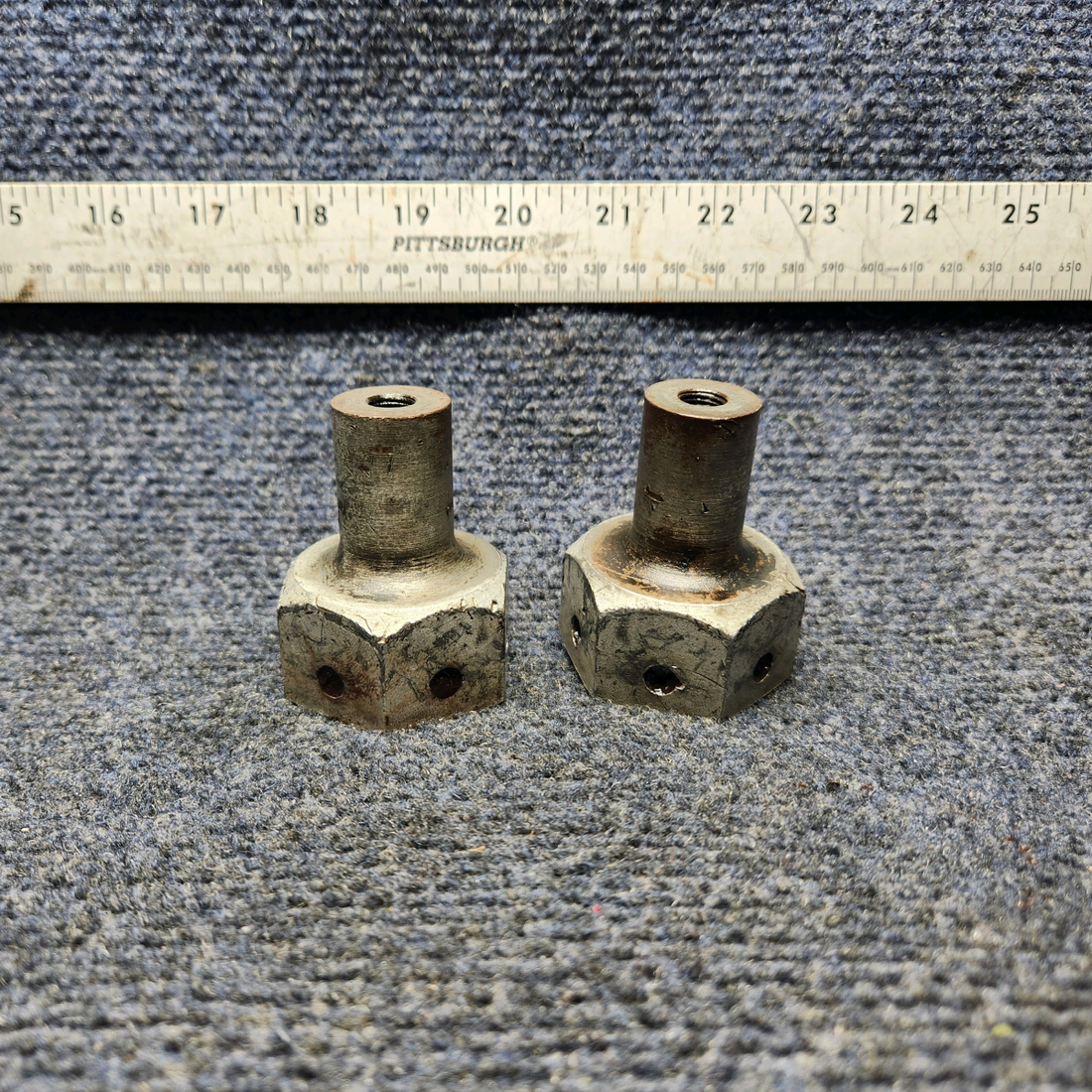 Used aircraft parts for sale, 0741047-1 CESSNA 172K MAIN GEAR AXLE NUT FAIRING SUPPORT "PRICE PER EACH"