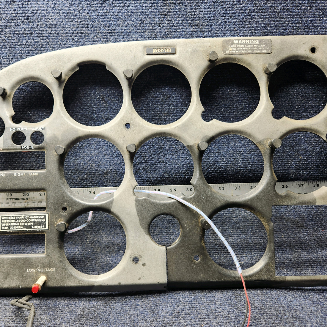 Used aircraft parts for sale, 2413120-3 Cessna 172RG Cover Assy-Post Lighted R/H