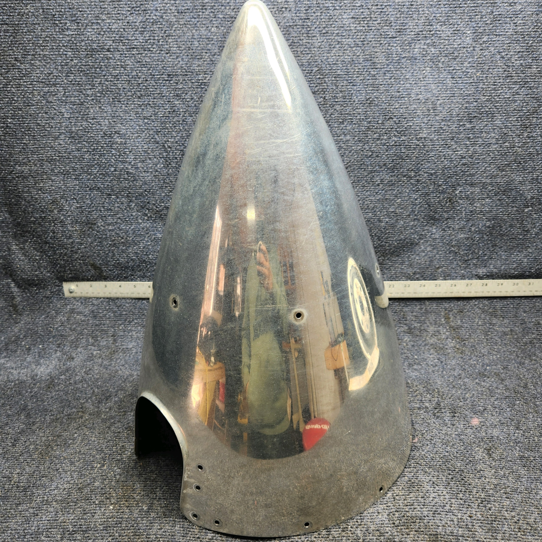 Used aircraft parts for sale, 680031-515 MOONEY M20J MCCAULEY TWO BLADE SPINNER ASSY POLISHED