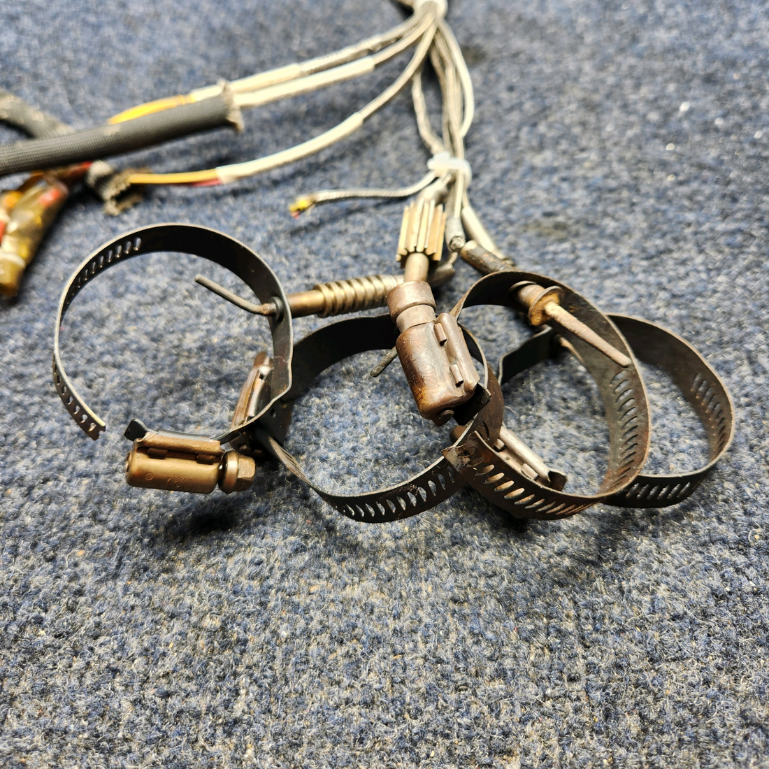 Used aircraft parts for sale, 0223-003 Mooney M20J OAT/EGT GAUGE W/. EGT PROBES - NO OAT PROBE