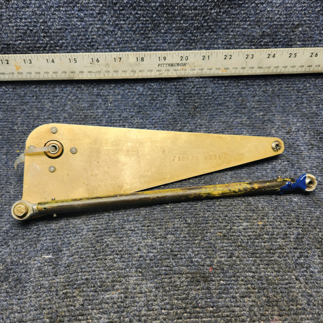 Used aircraft parts for sale, 710076-003 Mooney M20K CRANK & TUBE CONTROL ELEVATOR CONTROL