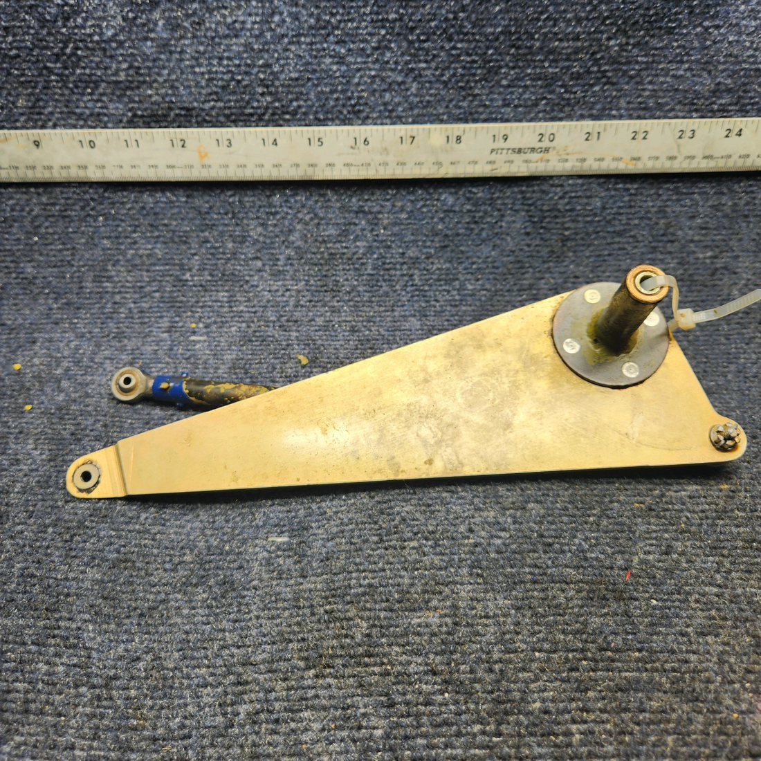 Used aircraft parts for sale, 710076-003 Mooney M20K CRANK & TUBE CONTROL ELEVATOR CONTROL