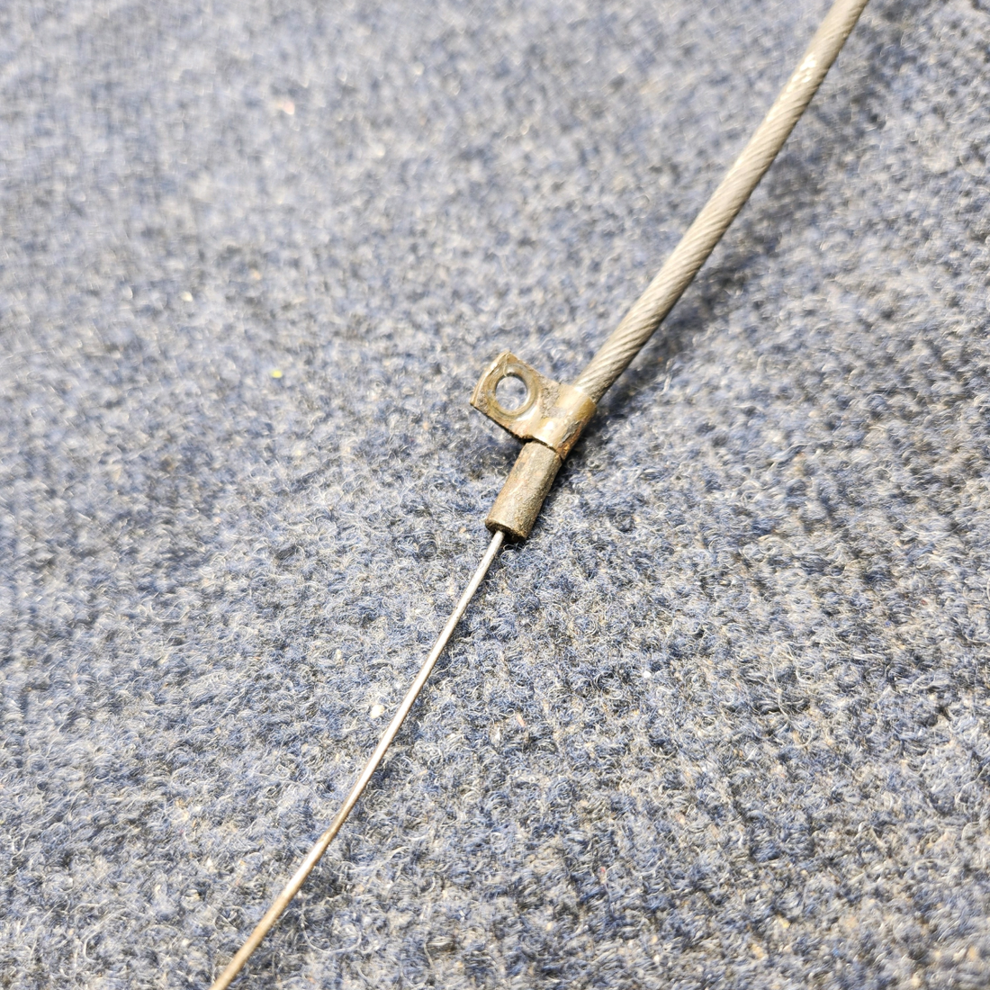 Used aircraft parts for sale, 63902-005 PIPER PA28-140 CABIN HEAT CONTROL CABLE ASSEMBLY (LENGTH: 37")