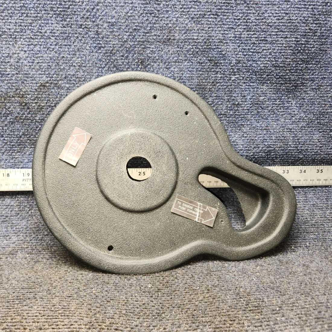 Used aircraft parts for sale, 4209-00-1 Mooney M20J Emergency Crank Cover Assembly
