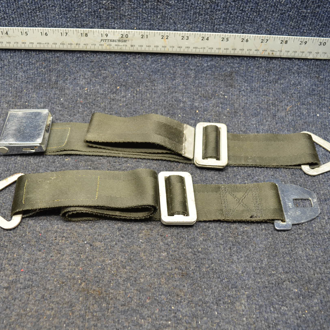Used aircraft parts for sale, S-1060-4 Cessna C175 CESSNA SEAT BELT ASSY PILOT OR CO-PILOT