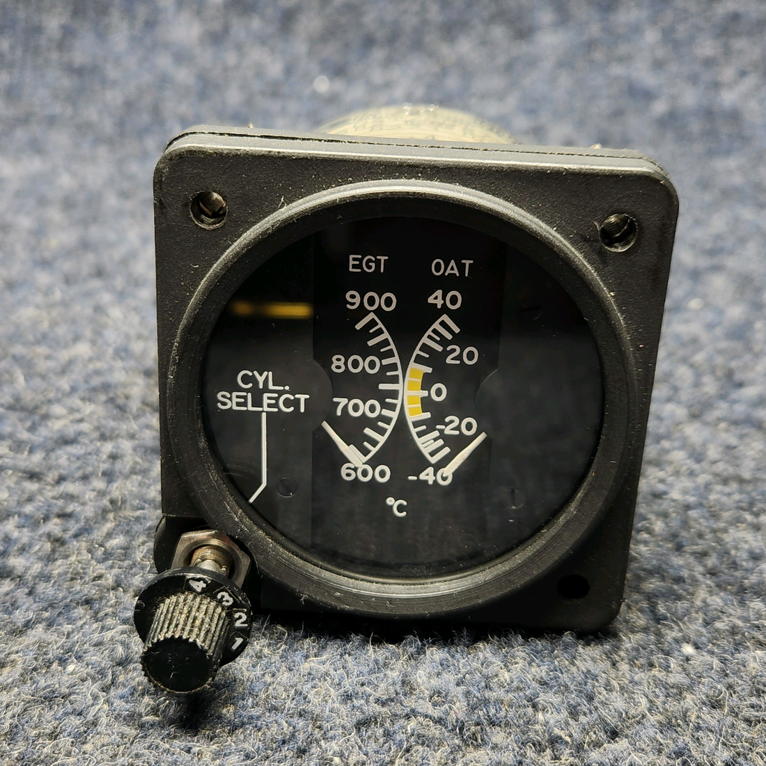 Used aircraft parts for sale, 0223-003 Mooney M20J OAT/EGT GAUGE W/. EGT PROBES - NO OAT PROBE