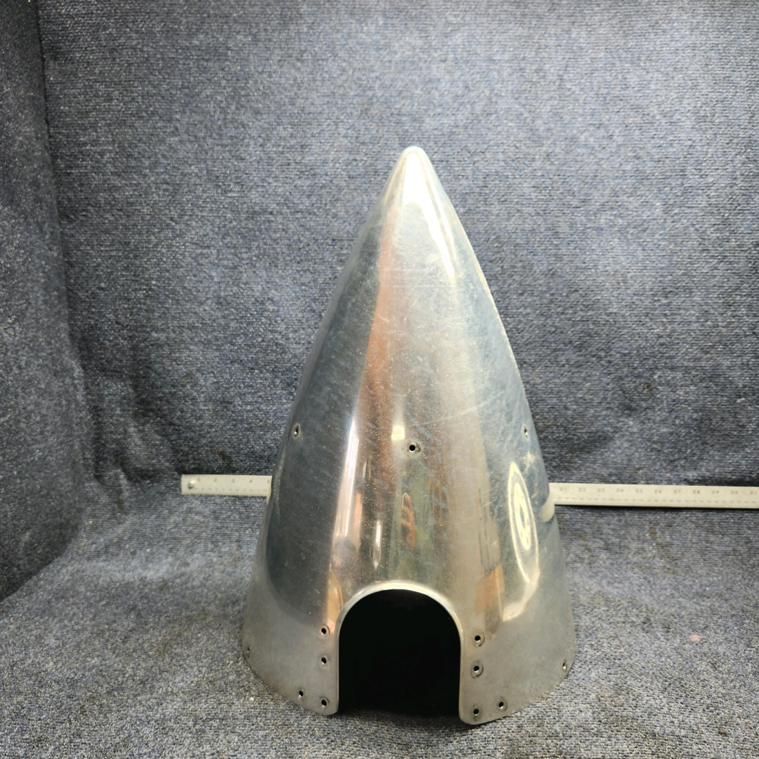 Used aircraft parts for sale, 680031-515 MOONEY M20J MCCAULEY TWO BLADE SPINNER ASSY POLISHED