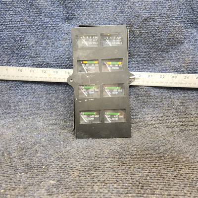 Used aircraft parts for sale, 39569-003 Rochester Gauges Piper PA34-220T Intrument Gauge Cluster (12V)
