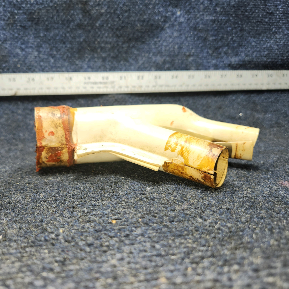 Used aircraft parts for sale, 169-554006-9 Beechcraft A24R Plenum Feed Duct