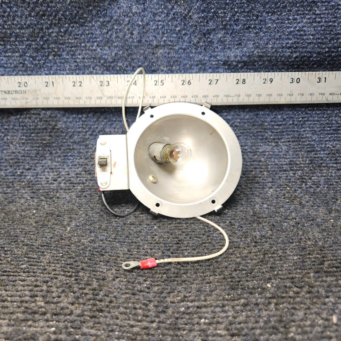 Used aircraft parts for sale, 66632-000 Piper PA28-161 Cabin Light with Switch