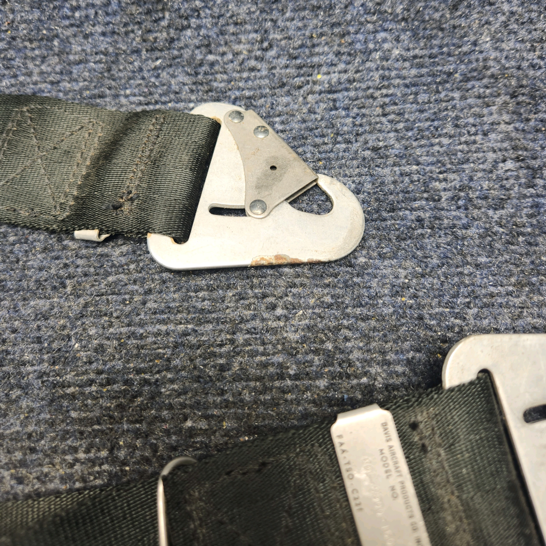 Used aircraft parts for sale, FDC-5900-160-3 Mooney M20K DAVIS AIRCRAFT PRODUCTS SEATBELT W SHOULDER STRAP-FDC-7275-8-1