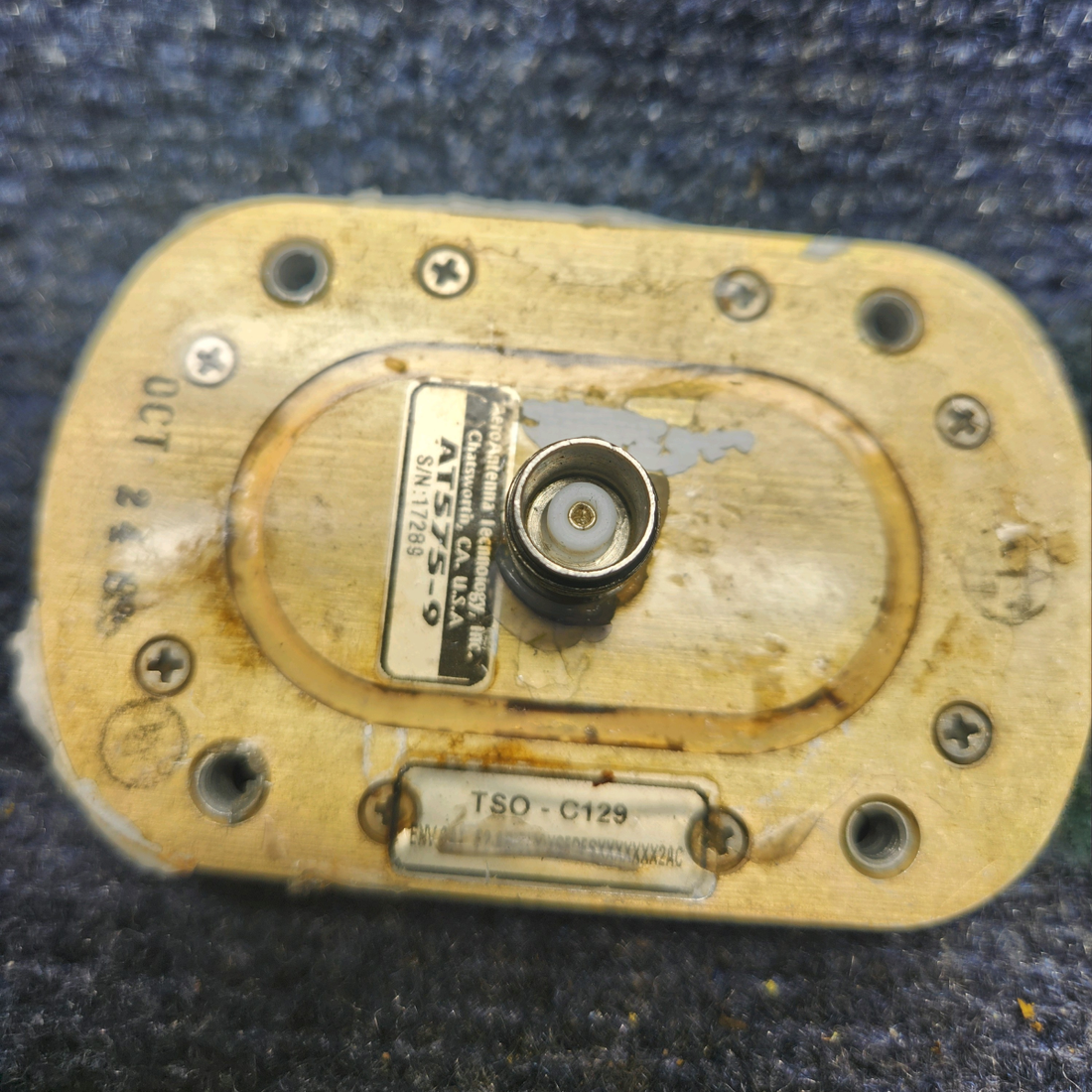 Used aircraft parts for sale, AT575-9 Mooney M20K AEROANTENNA GPS ANTENNA