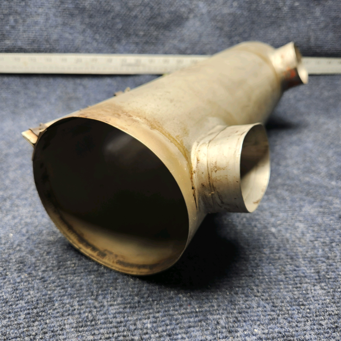 Used aircraft parts for sale, 099001-136 Beechcraft C23 SUNDOWNER SHROUD MUFFLER ASSEMBLY