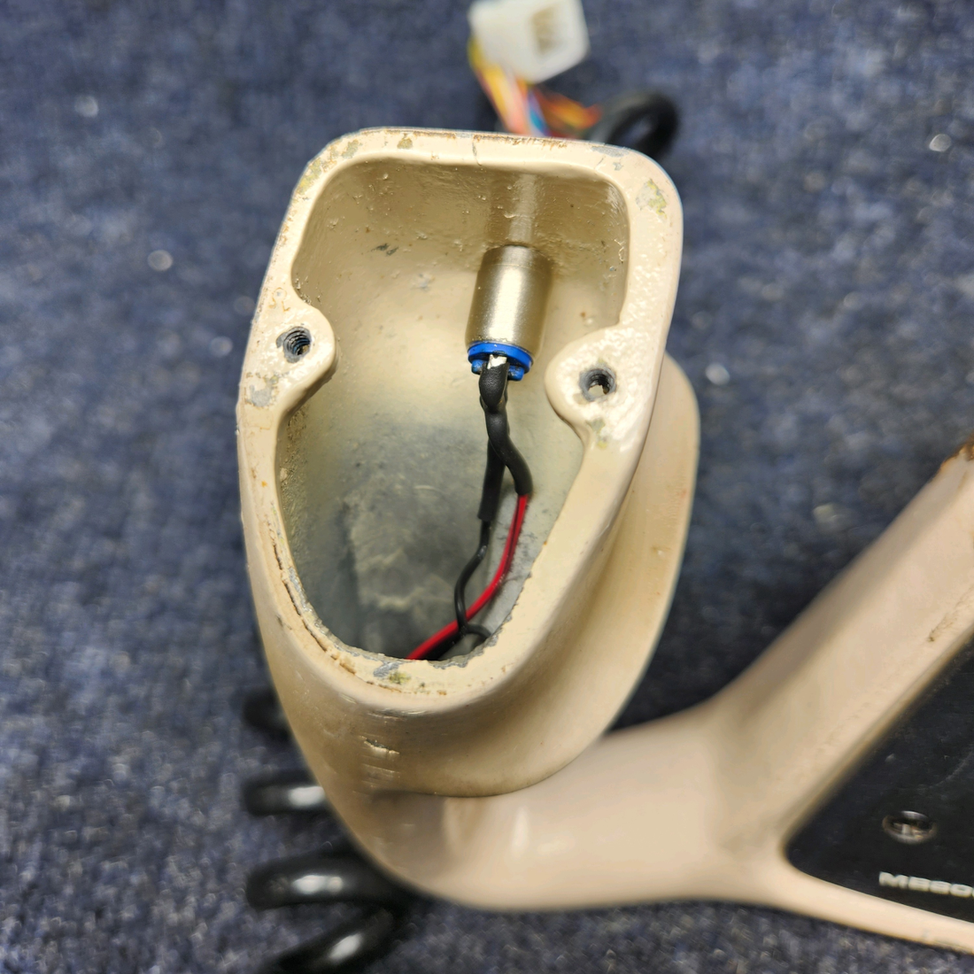 Used aircraft parts for sale, 60-524080-13 BEECHCRAFT F35 PILOT CONTROL WHEEL ASSEMBLY WITH SWITCHES/ DAVTRON