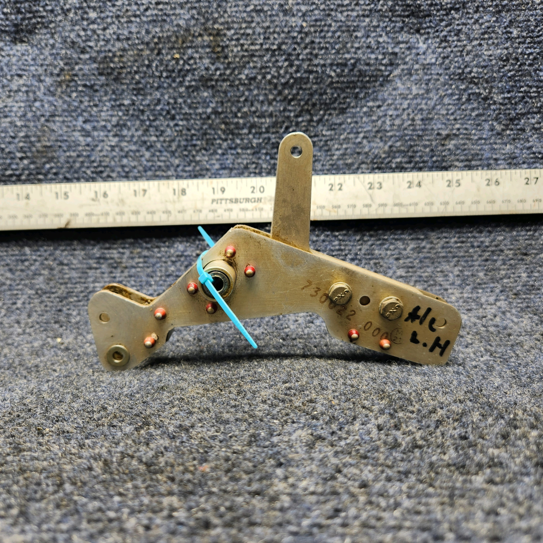 Used aircraft parts for sale, 730022-000 Mooney M20J M20A-K AILERON BELLCRANK ASSEMBLY LH-M20A-K