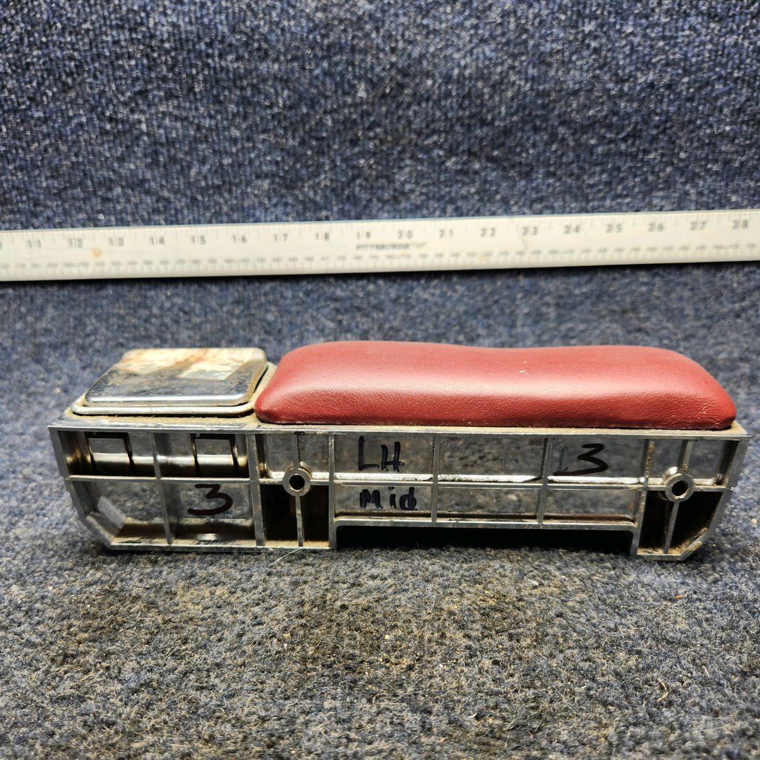 Used aircraft parts for sale, 66710-016 Piper PA32RT-300 CABIN ARMREST LH W ASHTRAY