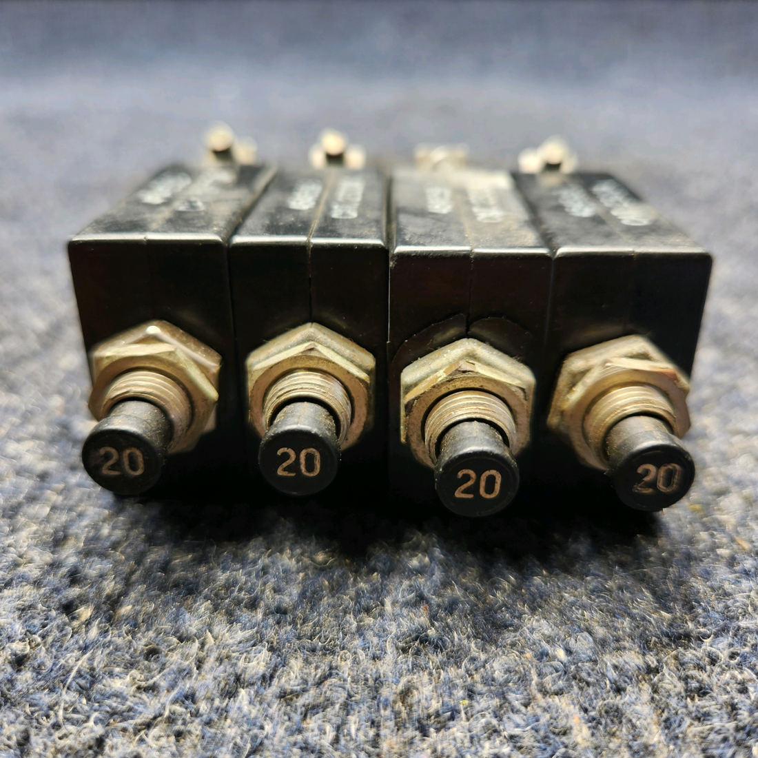 Used aircraft parts for sale, 454659 BEECHCRAFT F35 TYCO CIRCUIT BREAKER W23 SERIES PRICE PER EACH