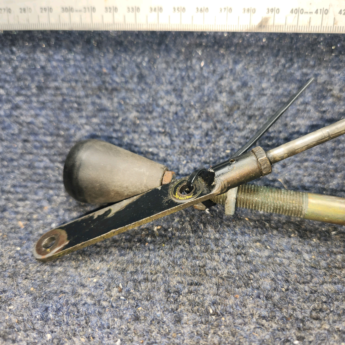Used aircraft parts for sale, 660198-501 Mooney M20J Cowl Flap Control Cable – Length 20"