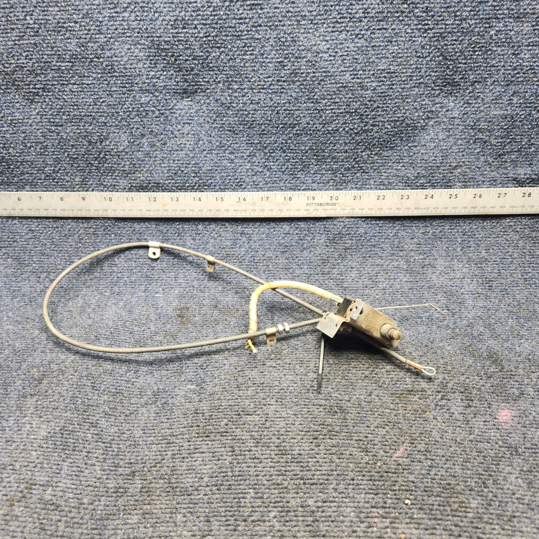 Used aircraft parts for sale, 940122-501, 560249-035 Mooney M20K LANDING GEAR UP LIMIT SWITCH WITH BRACKET AND CABLE