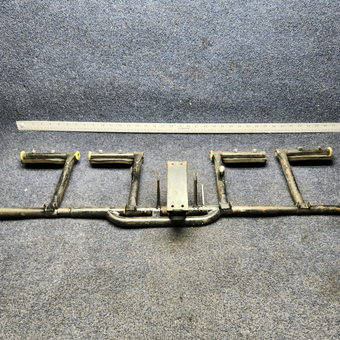 Used aircraft parts for sale, 63459-12 PIPER PA28-140 RUDDER PEDAL ASSY COMPLETE WITHOUT TOE BRAKES