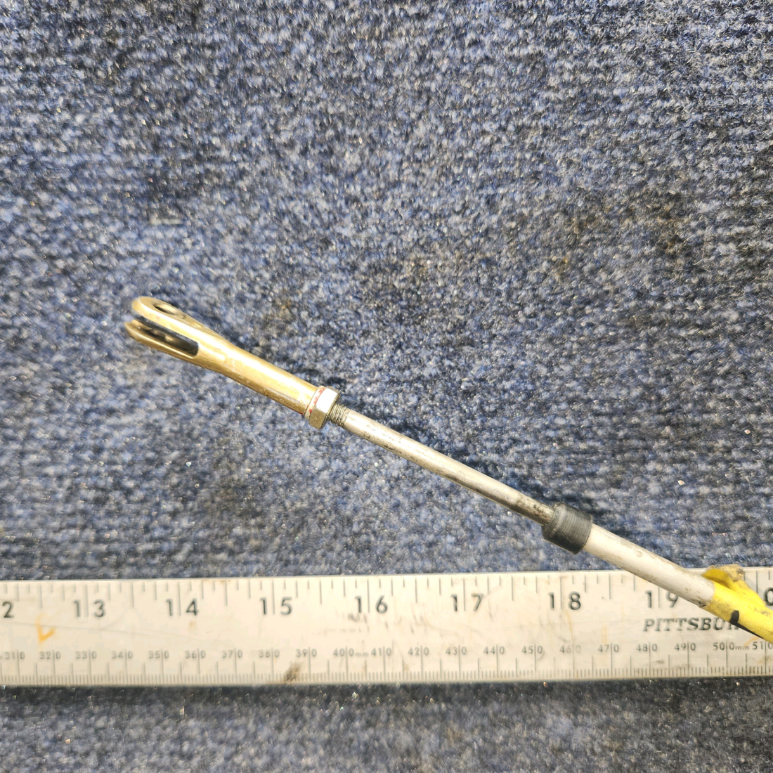 Used aircraft parts for sale, 455-352 Piper PA28-161 Mixture Control Cable - Length: 44"