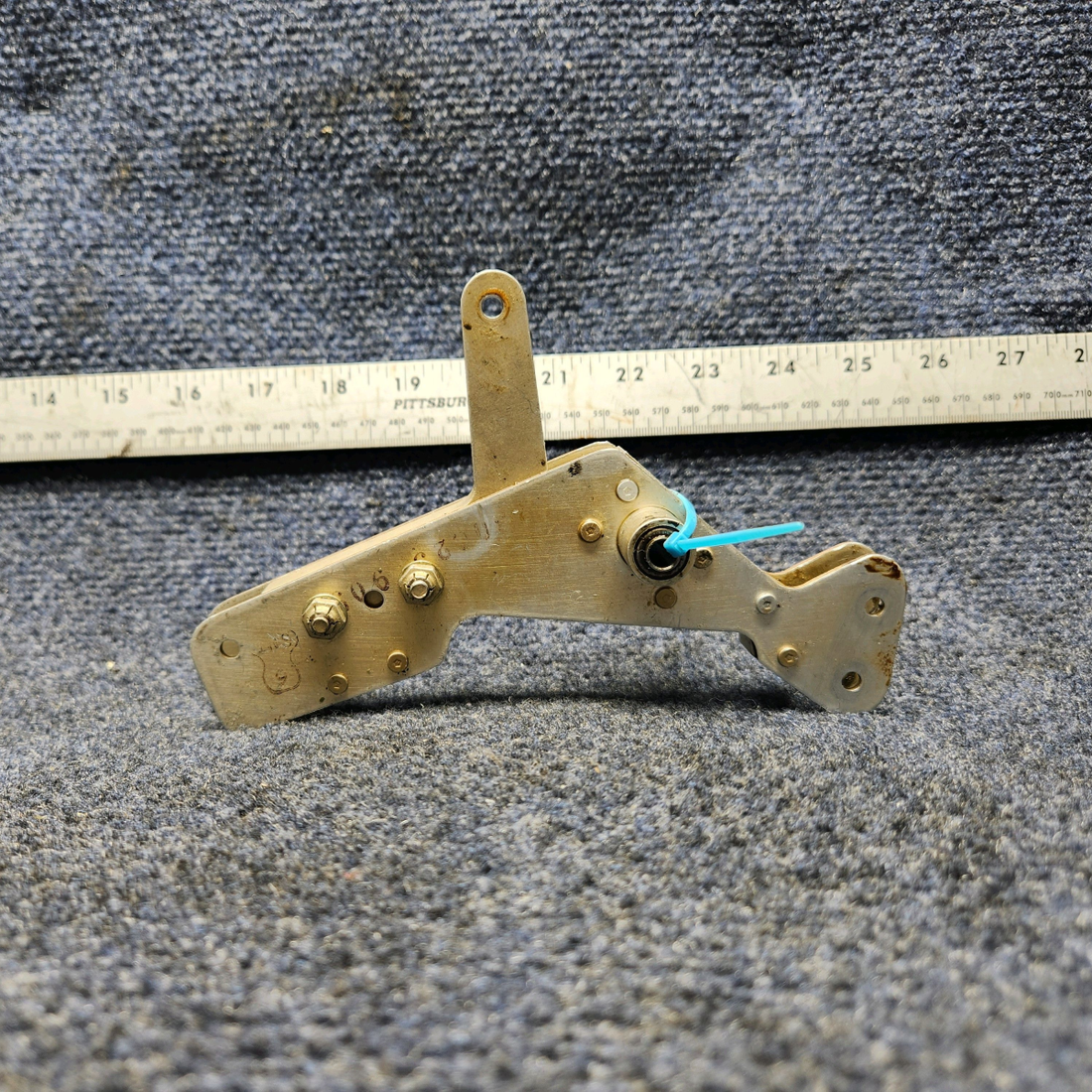 Used aircraft parts for sale, 730022-000 Mooney M20J M20A-K AILERON BELLCRANK ASSEMBLY LH-M20A-K