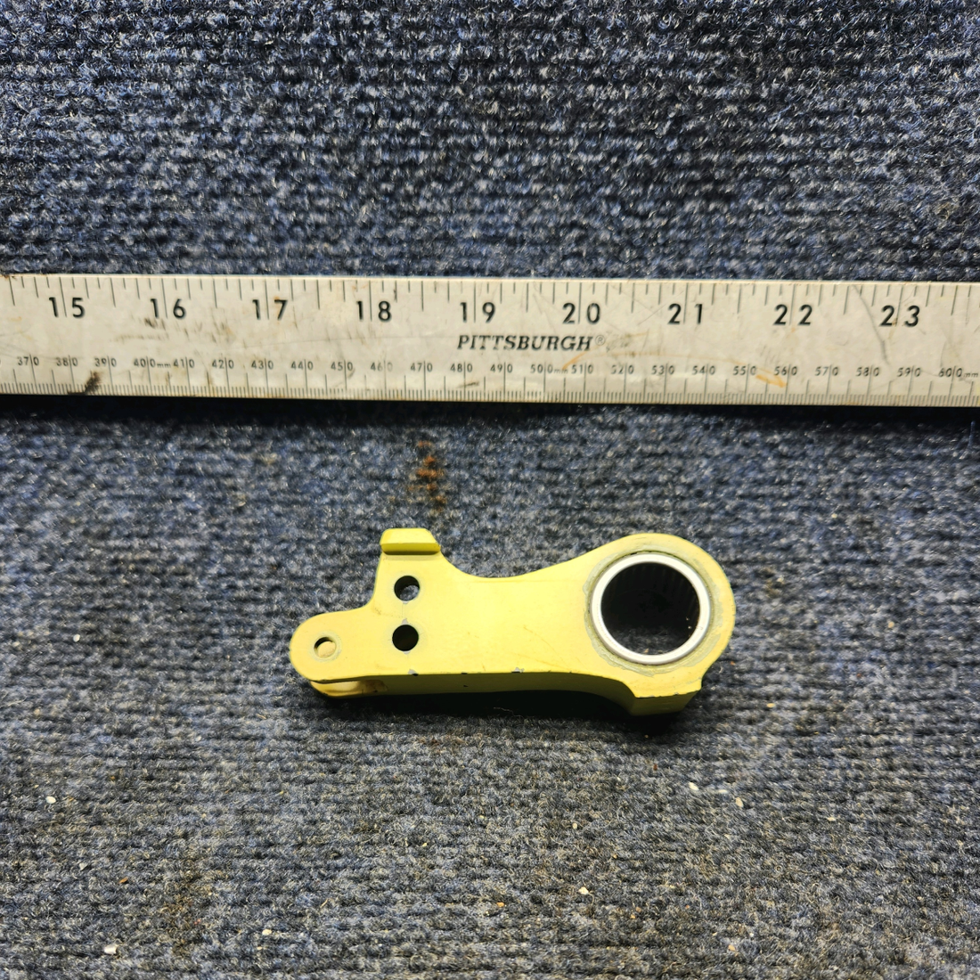 Used aircraft parts for sale, 35-524367-2r Beechcraft F33A RUDDER PEDAL LOWER ARM CO-PILOT