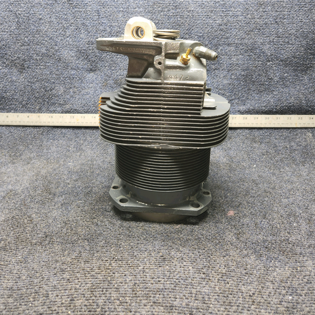 Used aircraft parts for sale, LW12416 Lycoming CESSNA 172K CYLINDER WIDE DECK USED IN O-320 SERIES CHROME -10 HRS ONLY