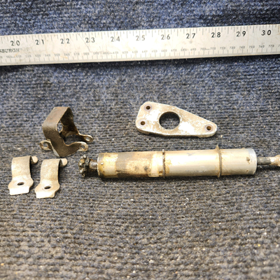 Used aircraft parts for sale, 0310293-2 Cessna 182G Elevator Trim Tab Actuator with Guard & Clamps