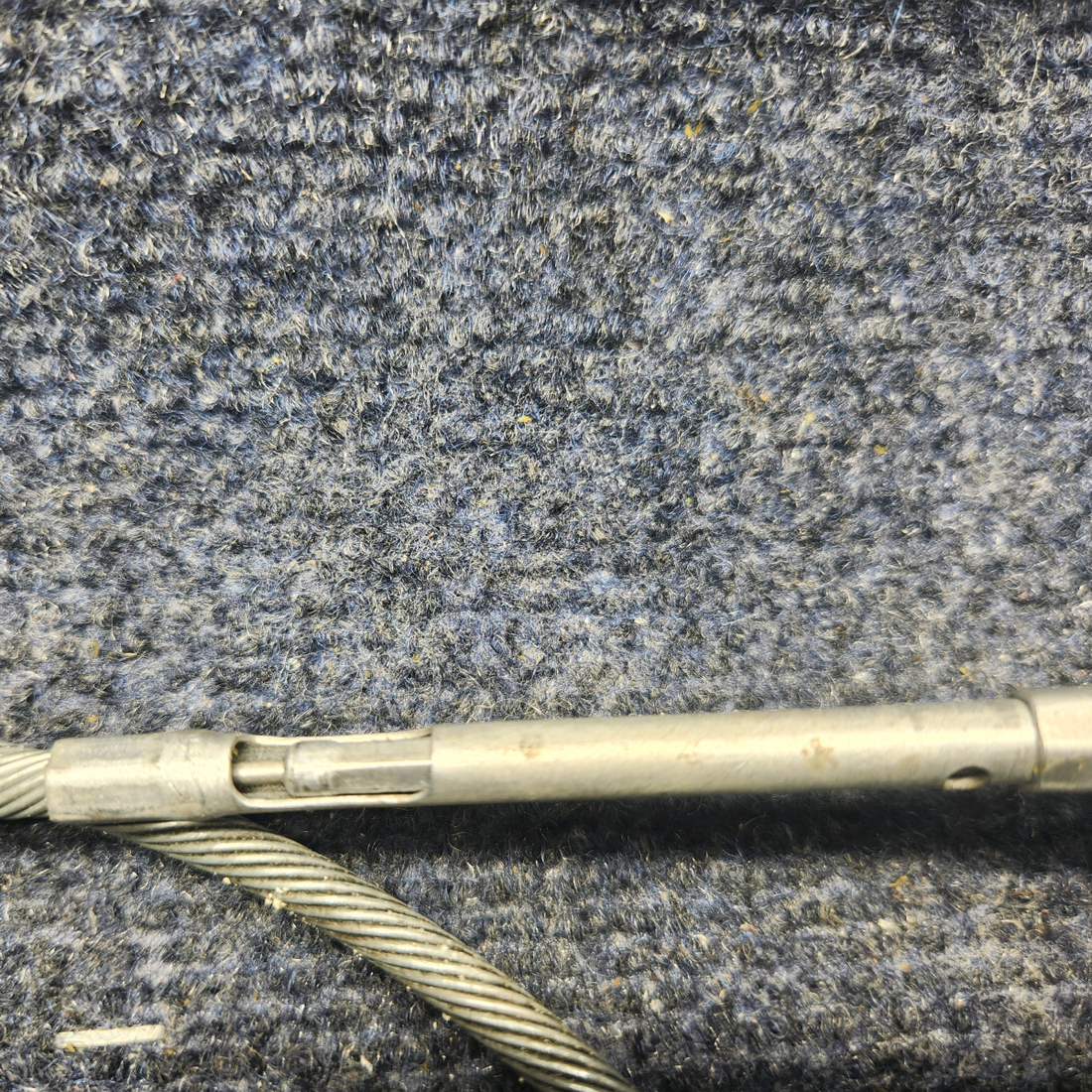 Used aircraft parts for sale, 640257-017 Mooney M20J RAM AIR CONTROL CABLE PUSH-PULL (LENGTH: 32-15/16")