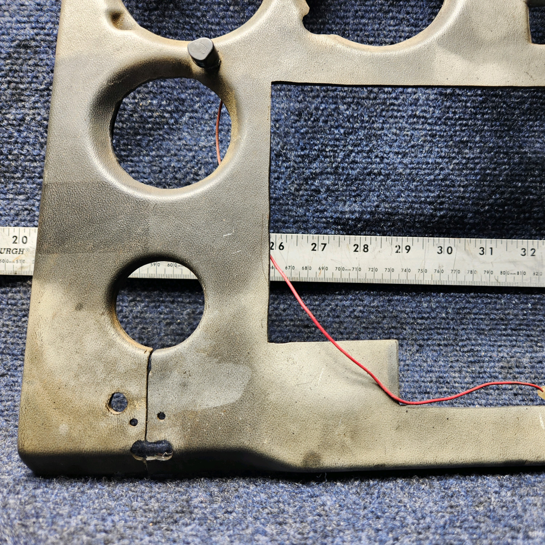 Used aircraft parts for sale, 2413120-2 Cessna 172RG Cover Assy - Post Lighted L/H