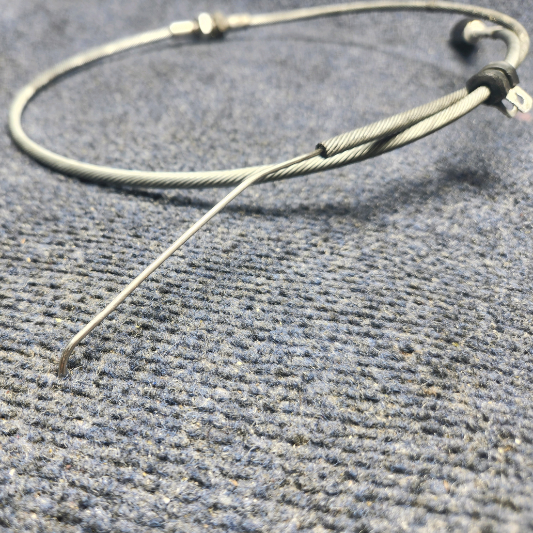 Used aircraft parts for sale, 640257-017 Mooney M20J RAM AIR CONTROL CABLE PUSH-PULL (LENGTH: 32-15/16")