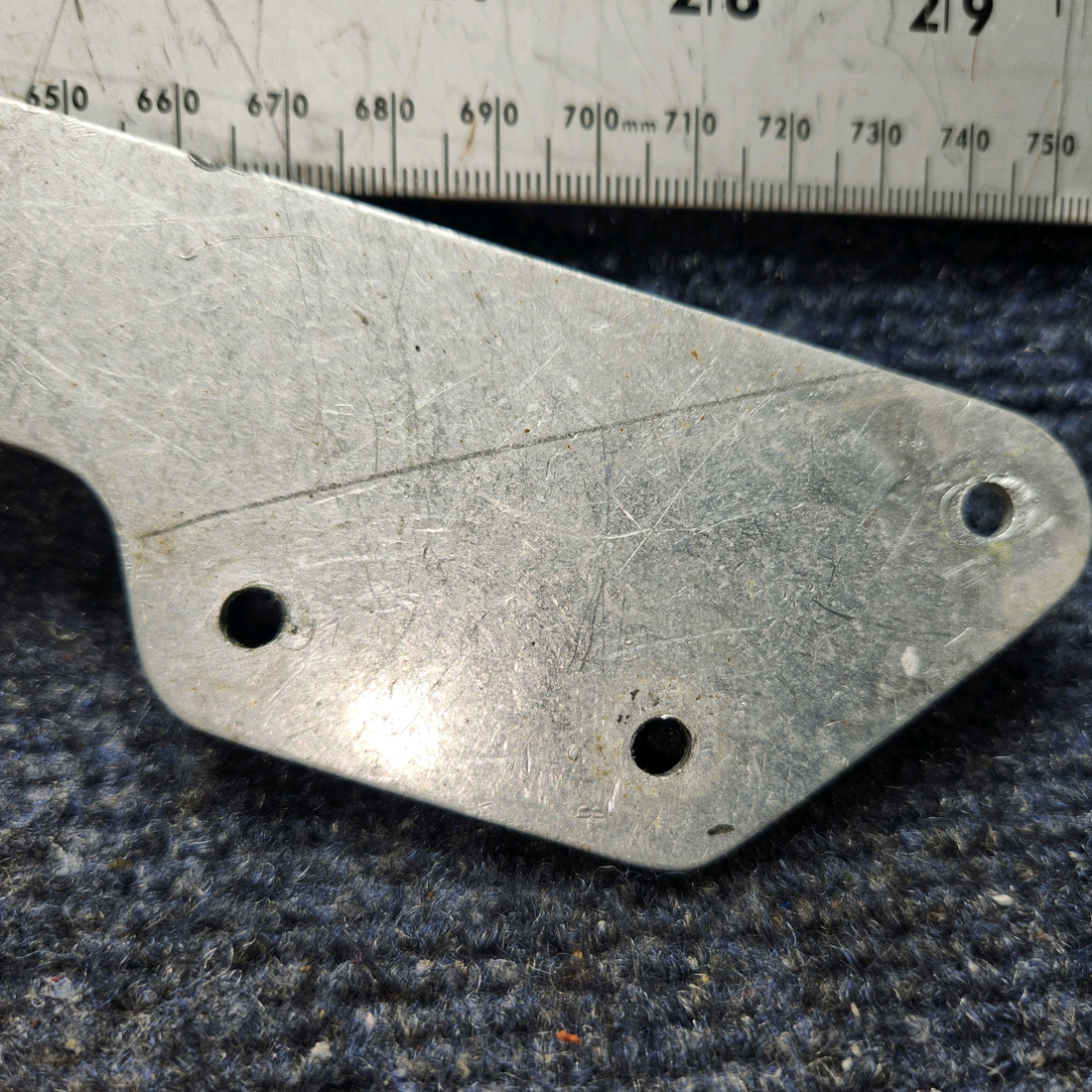 Used aircraft parts for sale, 002‑410055‑39 BEECHCRAFT 95-55B Aft Nose Baggage Door Hinge Assembly