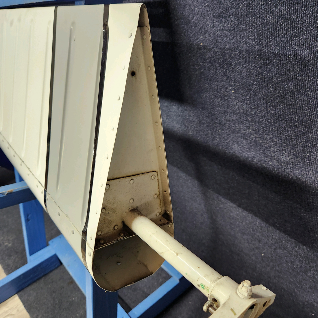 Used aircraft parts for sale, 78981-023 Piper PA32RT-300 RUDDER ASSEMBLY HAS REPAIR AND STOP DRILL-SEE PHOTOS