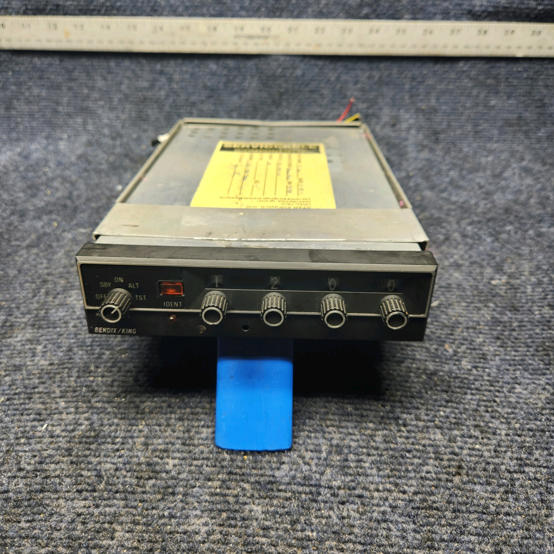 Used aircraft parts for sale, 66-1062-00 Bendix King Mooney M20K KT 76A ATC TRANSPONDER 14 VOLT DC