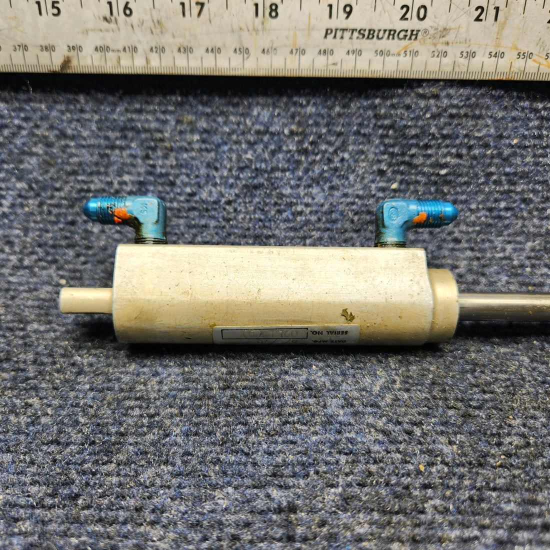 Used aircraft parts for sale, 880027-501 Cleveland A-110-37 Mooney M20J MASTER BRAKE CYLINDER ASSEMBLY LH OR RH1