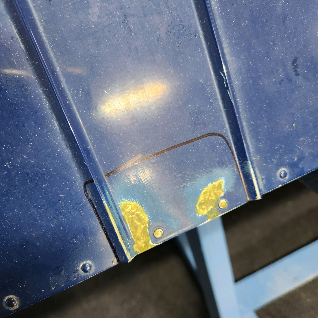 Used aircraft parts for sale, 169-130005-2 Beechcraft C23 SUNDOWNER AILERON ASSEMBLY RH "SEE PHOTOS FOR DETAIL"